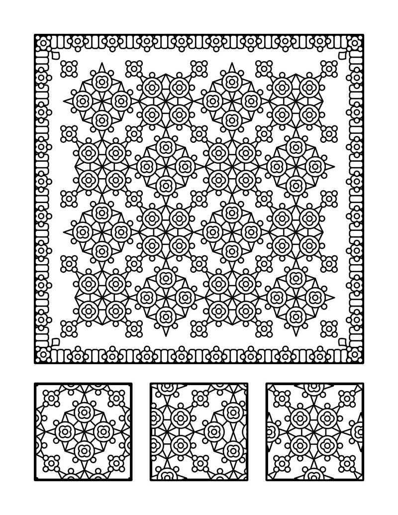 简单黑白线条循环矢量插图