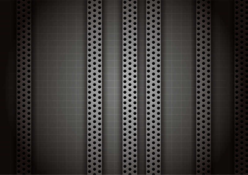 黑色的金属矢量底纹