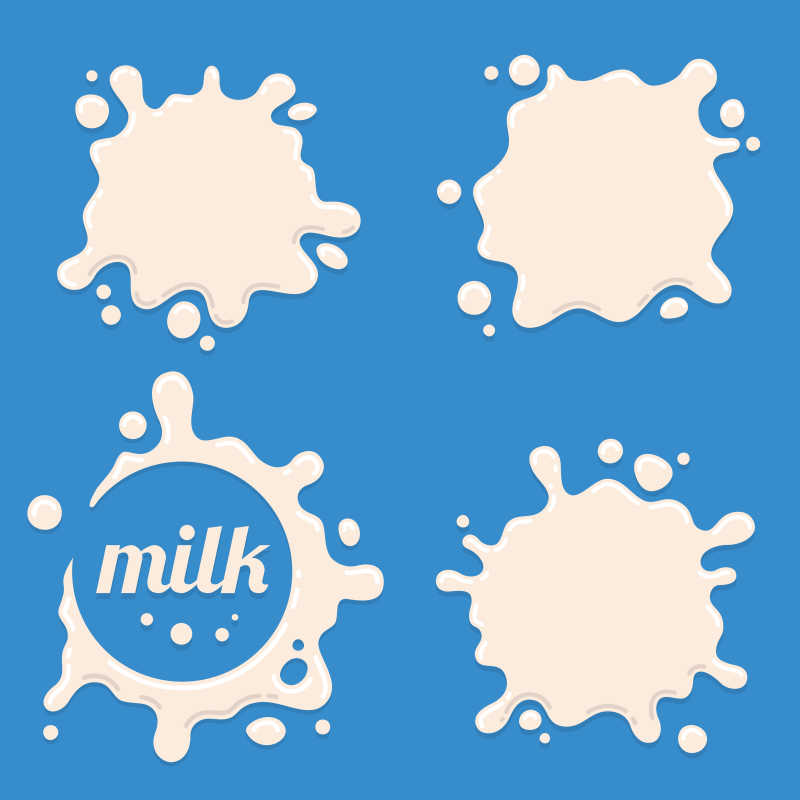 创意的牛奶标签设计