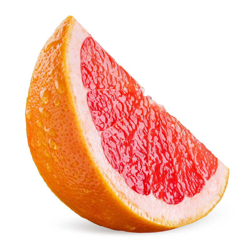 新鲜的红心柑橘