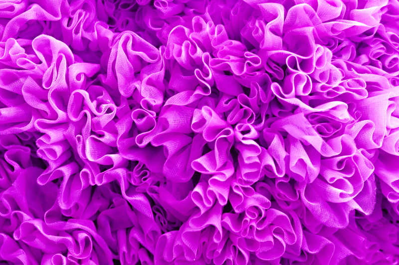 紫色褶皱织物