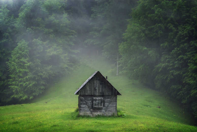 孤独的木屋