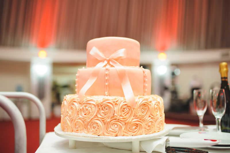 优雅的婚礼蛋糕
