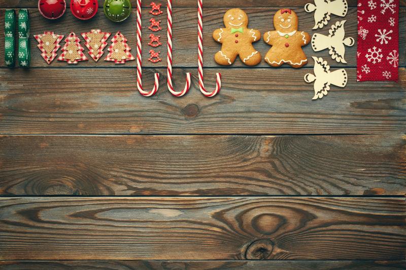 圣诞自制姜饼和手工装饰