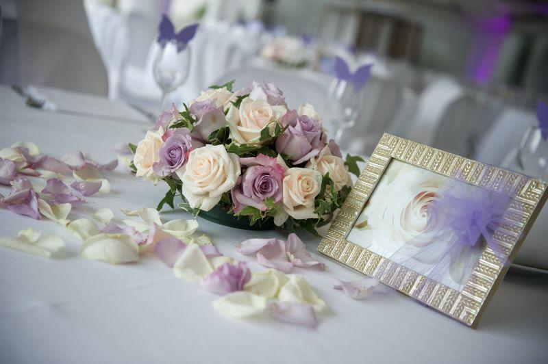 婚宴玫瑰花装饰