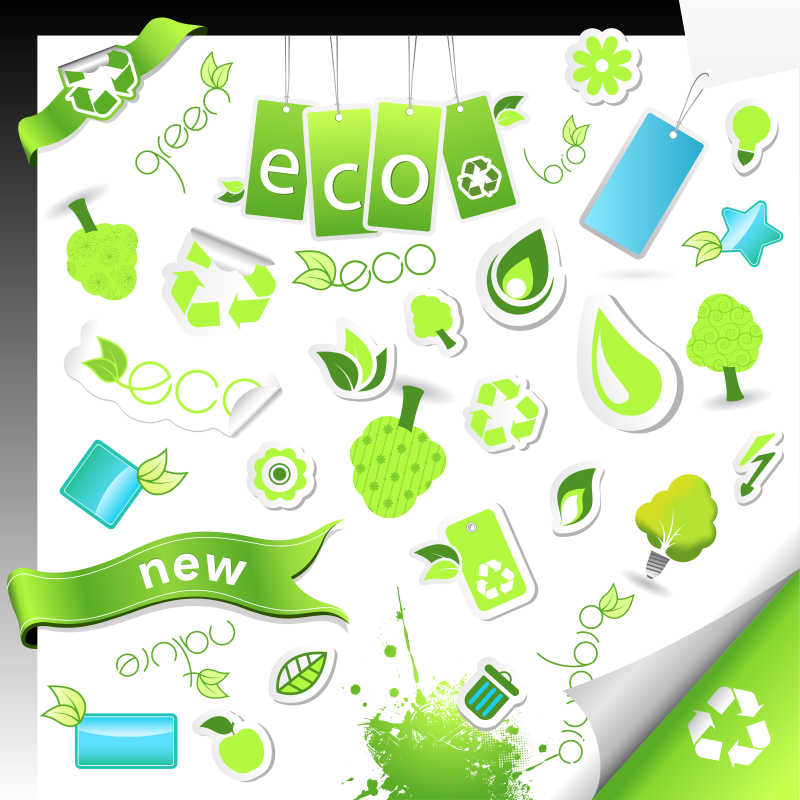 创意绿色生活logo